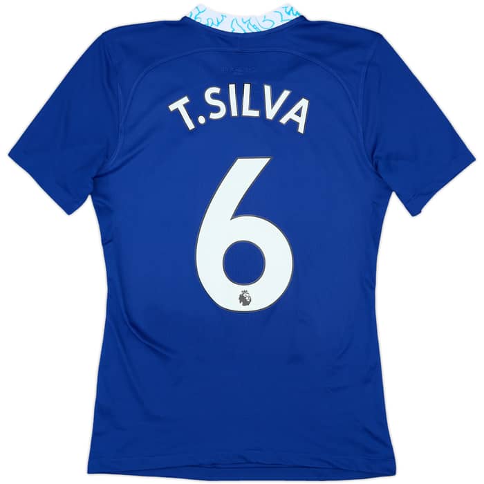 2022-23 Chelsea Authentic Home Shirt T.Silva #6 - 10/10 - (S)