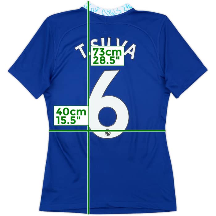 2022-23 Chelsea Authentic Home Shirt T.Silva #6 - 10/10 - (S)