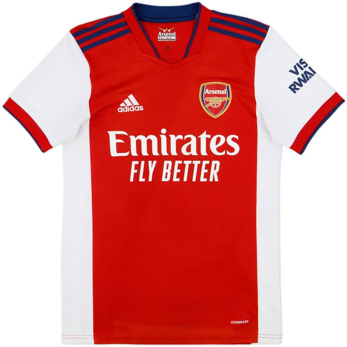 2021-22 Arsenal Home Shirt Odegaard #8 - 8/10 - (S)