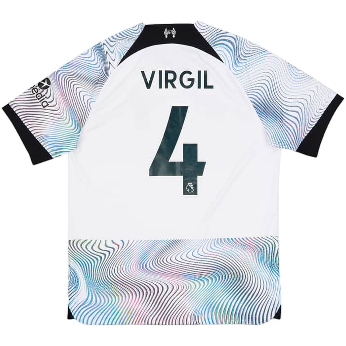 2022-23 Liverpool Away Shirt Virgil #4 - 7/10 - (L)