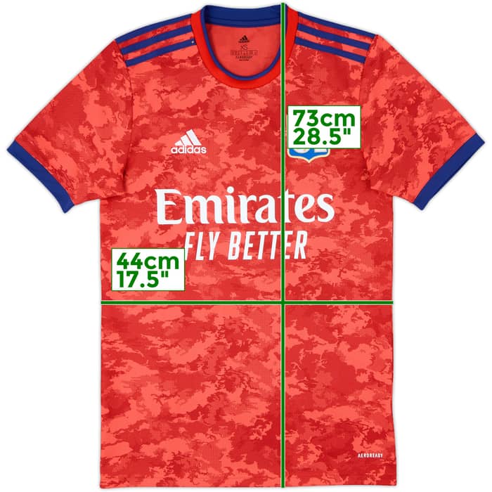 2021-22 Lyon Away Shirt - 10/10 - (XS)