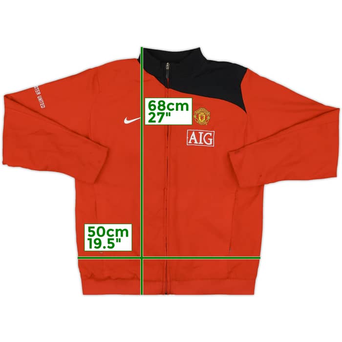 2008-09 Manchester United Nike Track Jacket - 8/10 - (XL.Boys)