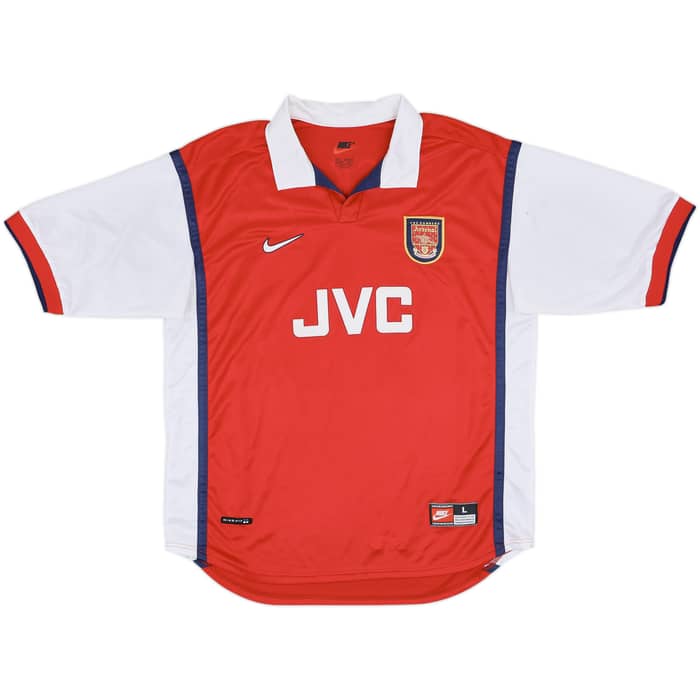 1998-99 Arsenal Home Shirt Bergkamp #10 - 10/10 - (L)