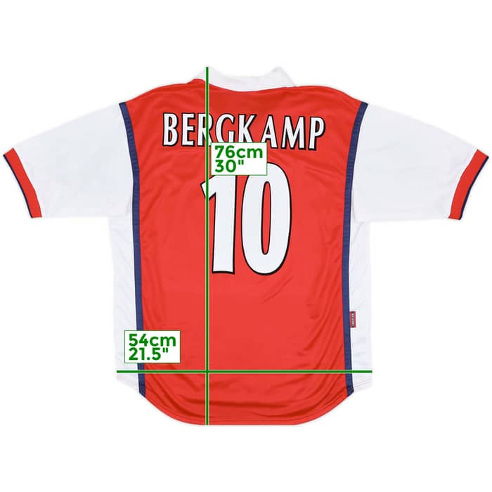 1998-99 Arsenal Home Shirt Bergkamp #10 - 10/10 - (L)