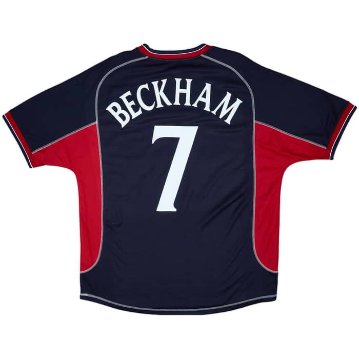 2000-01 Manchester United Third Shirt Beckham #7 - 9/10 - (XL)