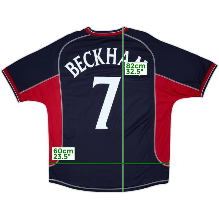 2000-01 Manchester United Third Shirt Beckham #7 - 9/10 - (XL)