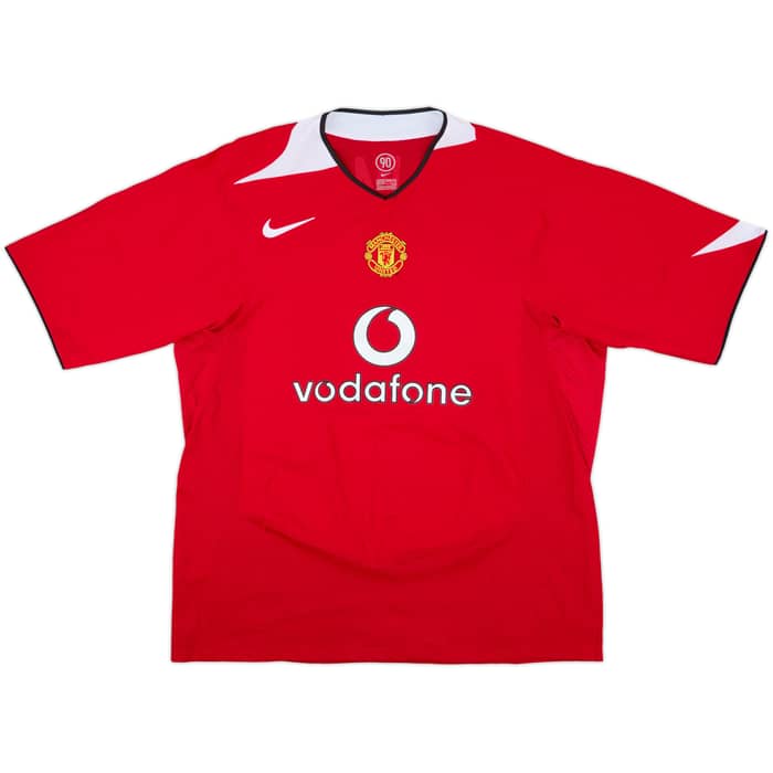 2004-06 Manchester United Home Shirt J.S.Park #13 - 10/10 - (XXL)