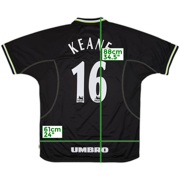 1998-99 Manchester United Third Shirt Keane #16 - 8/10 - (XL)