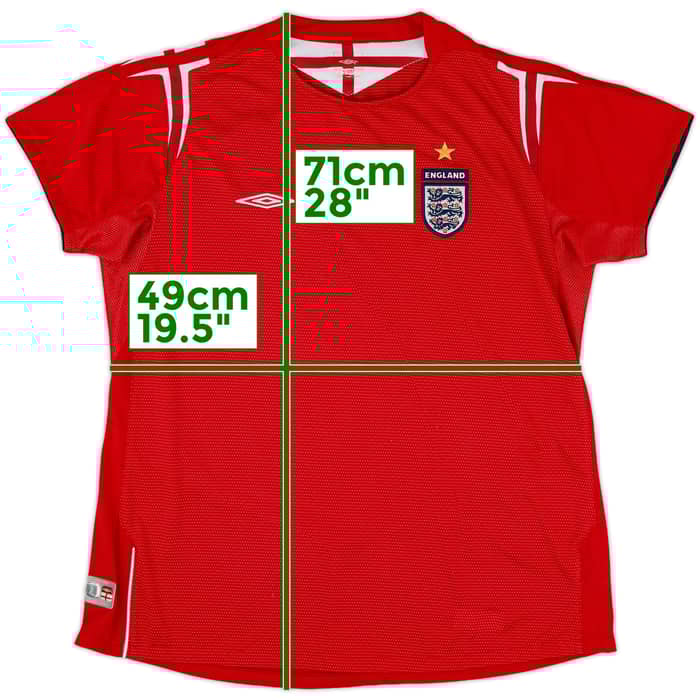 2004-06 England Away Shirt - 8/10 - (Women's L)