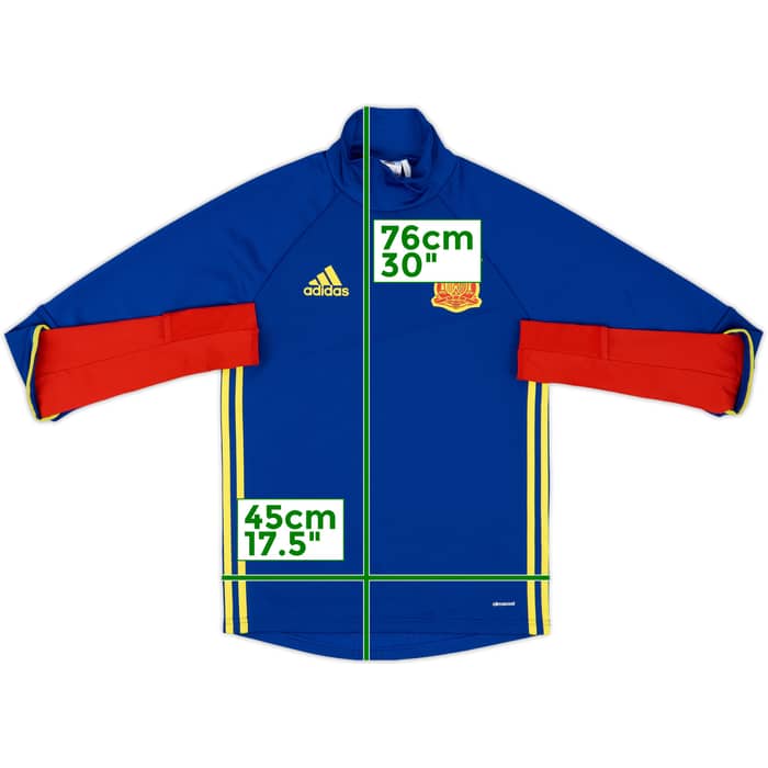 2015-16 Spain adidas Drill Top - 9/10 - (XS)
