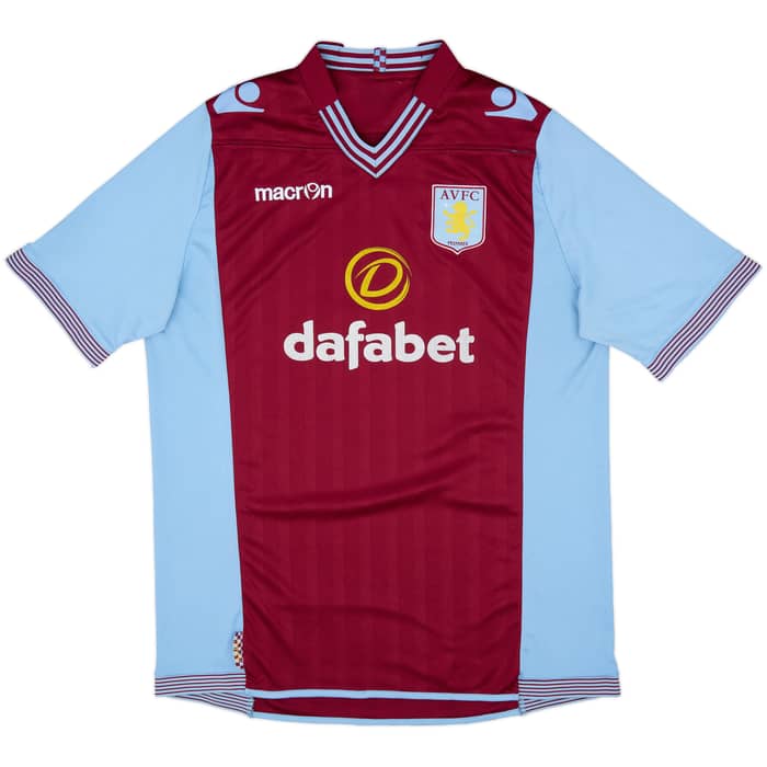 2013-14 Aston Villa Home Shirt Grealish #40 - 6/10 - (XL)