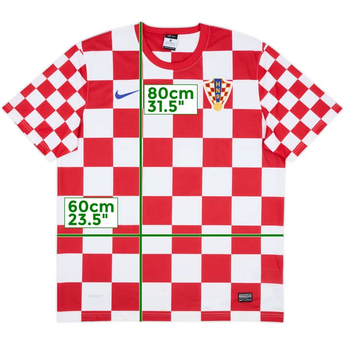 2012-14 Croatia Basic Home Shirt - 9/10 - (XL)
