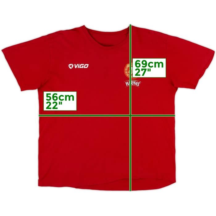 2010-11 Widzew Lodz Vigo Cotton Tee - 9/10 - (L)