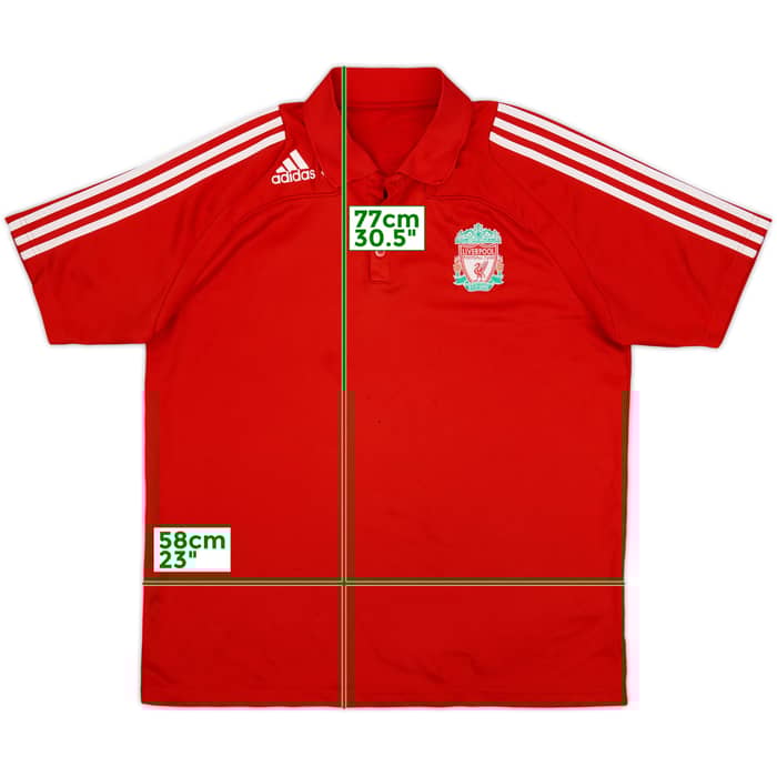 2008-09 Liverpool adidas Polo Shirt - 4/10 - (L)