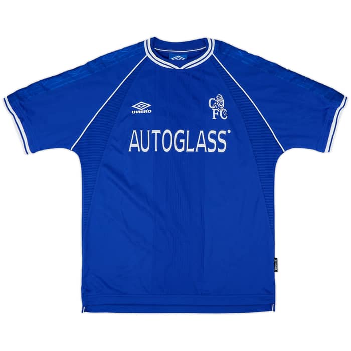 1999-01 Chelsea Home Shirt Zola #25 - 8/10 - (L)
