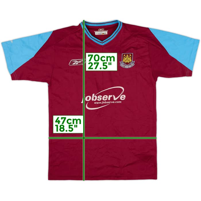 2003-05 West Ham Home Shirt - 8/10 - (S)