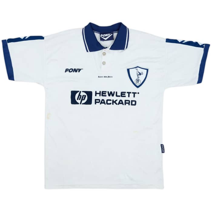 1995-97 Tottenham Home Shirt Sheringham #10 - 7/10 - (M)