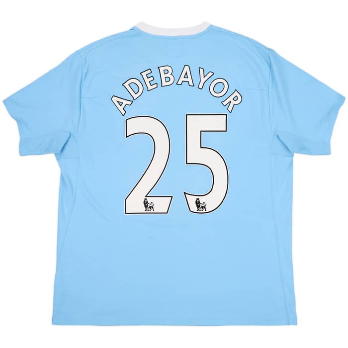2009-10 Manchester City Home Shirt Adebayor #25 - 5/10 - (XXL)