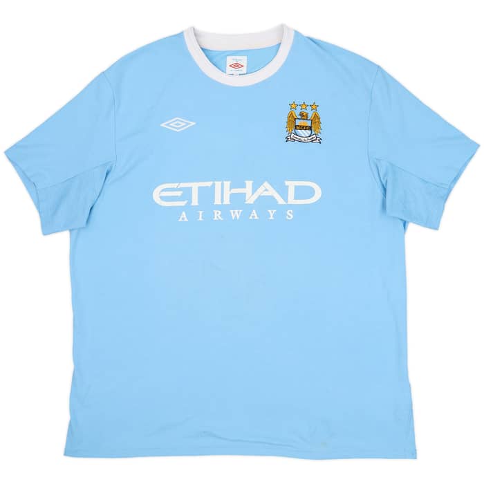 2009-10 Manchester City Home Shirt Adebayor #25 - 5/10 - (XXL)