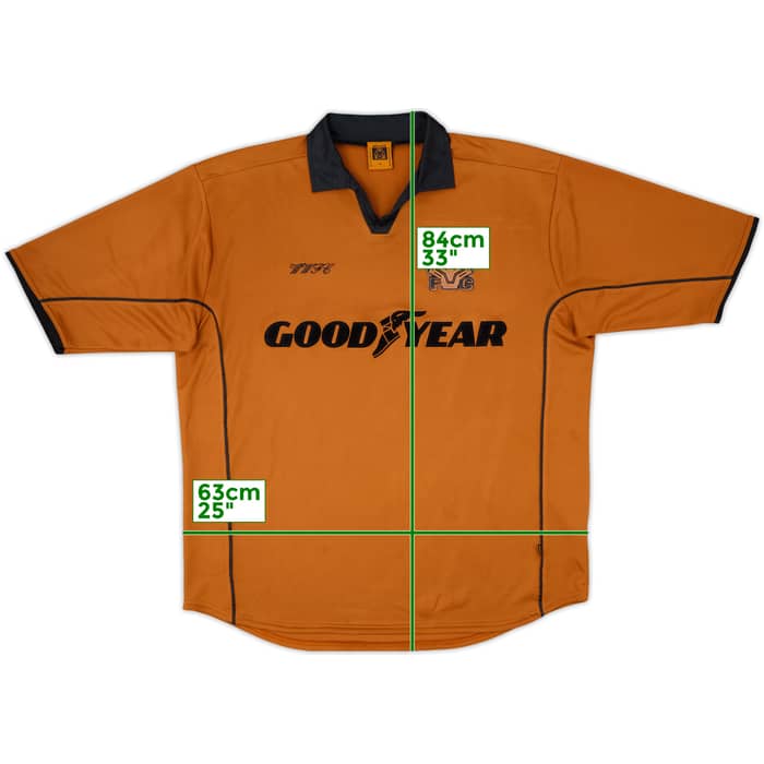 2000-02 Wolves Home Shirt - 5/10 - (XL)