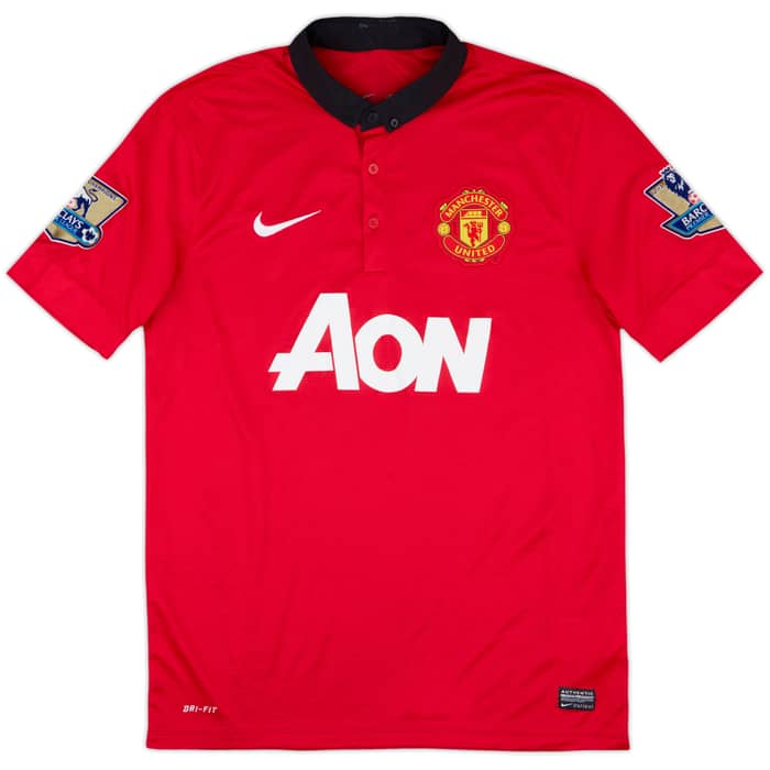 2013-14 Manchester United Home Shirt Rooney #10 - 8/10 - (M)