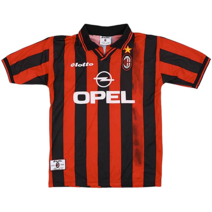 1997-98 AC Milan Home Shirt - 4/10 - (XL)