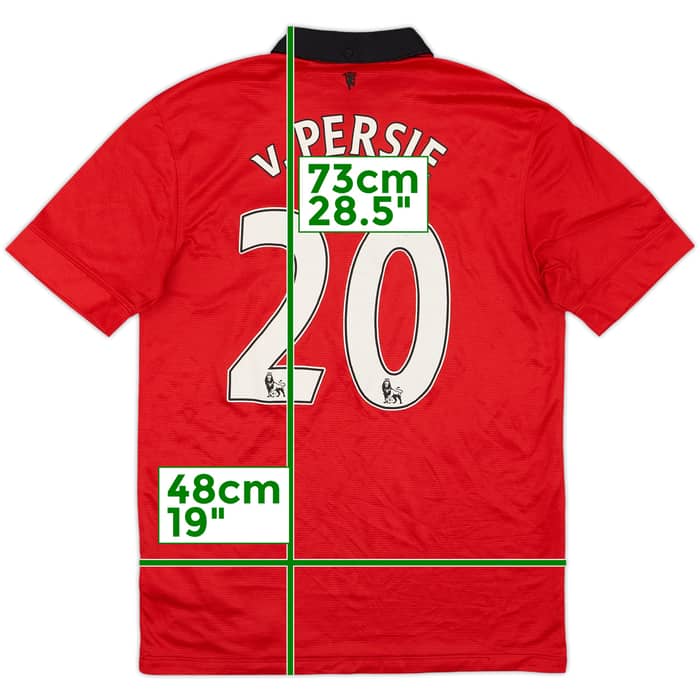 2013-14 Manchester United Home Shirt v.Persie #20 - 5/10 - (M)