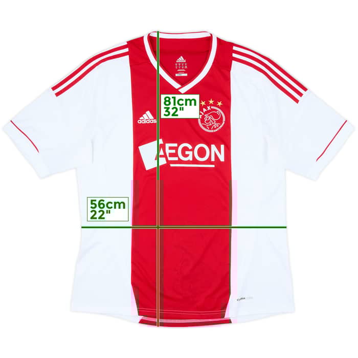 2012-13 Ajax Home Shirt - 8/10 - (XL)