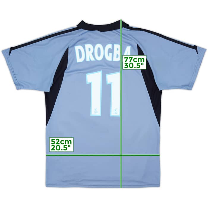 2003-04 Olympique Marseille Third Shirt Drogba #11 - 7/10 - (S)