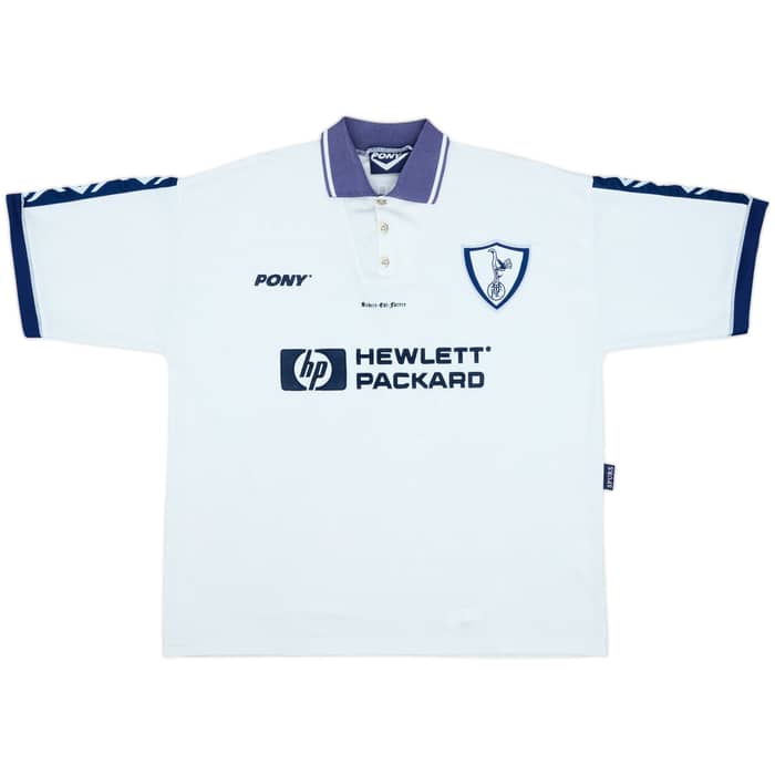1995-97 Tottenham Home Shirt Sheringham #10 - 8/10 - (XL)