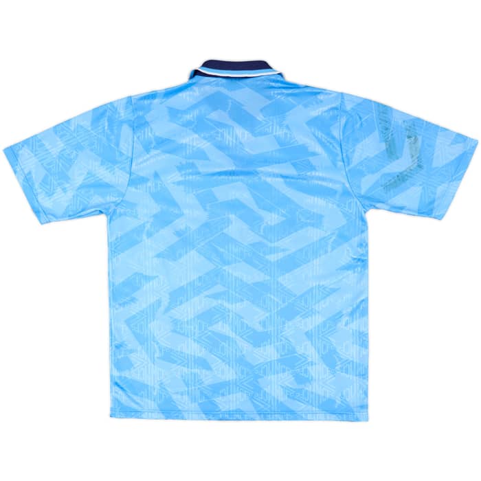 1991-93 Manchester City Home Shirt - 7/10 - (M)