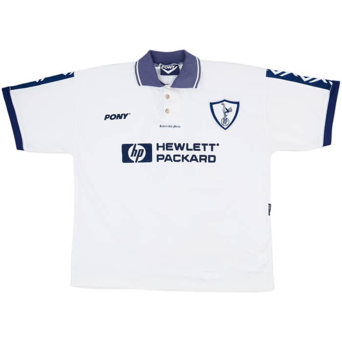1995-97 Tottenham Home Shirt Sheringham #10 - 8/10 - (XL)