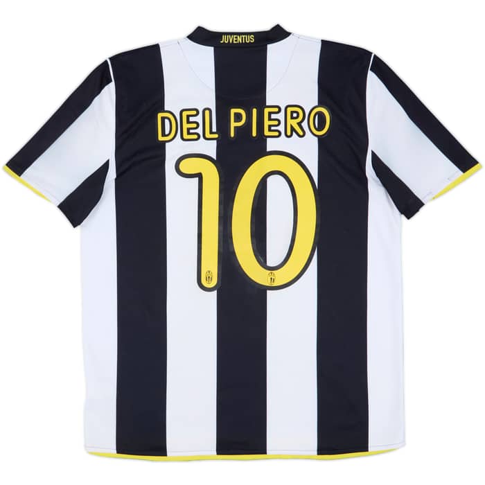 2008-09 Juventus Home Shirt Del Piero #10 - 5/10 - (L)