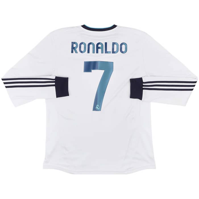 2012-13 Real Madrid Home L/S Shirt Ronaldo #7 - 5/10 - (L)