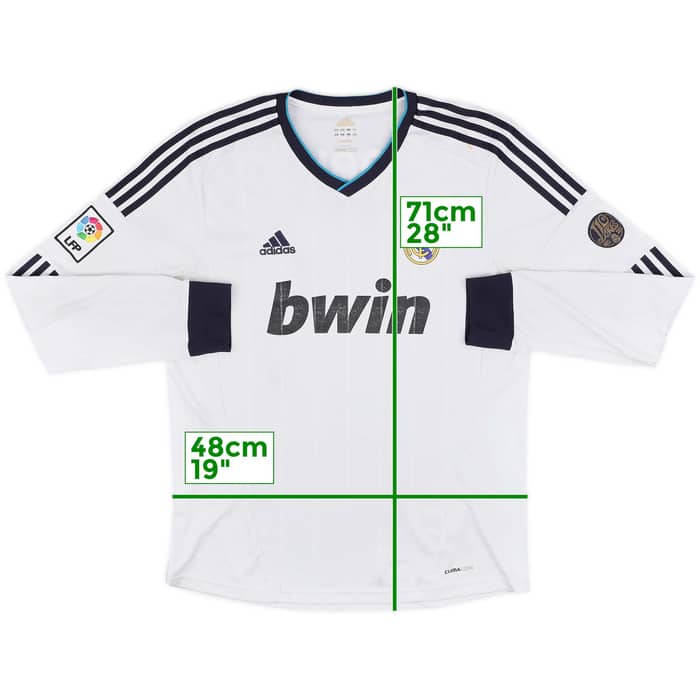 2012-13 Real Madrid Home L/S Shirt Ronaldo #7 - 5/10 - (L)