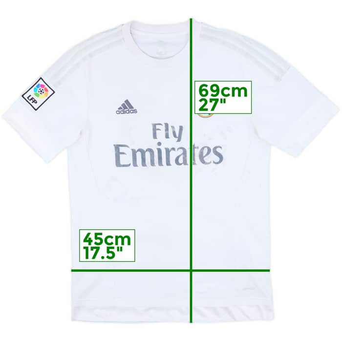 2015-16 Real Madrid Home Shirt - 4/10 - (M)