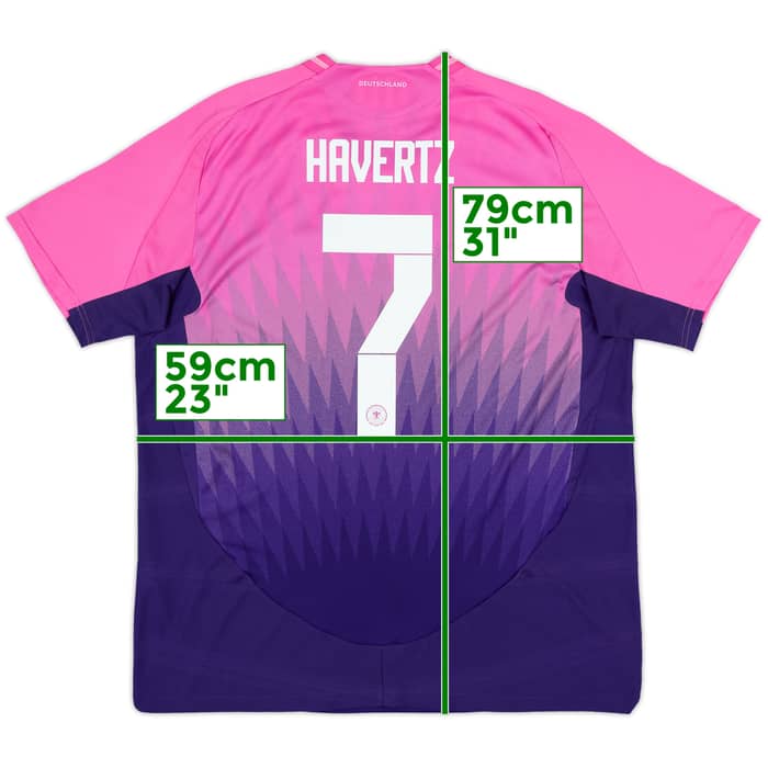 2024-25 Germany Authentic Away Shirt Havertz #7 - 10/10 - (XL)