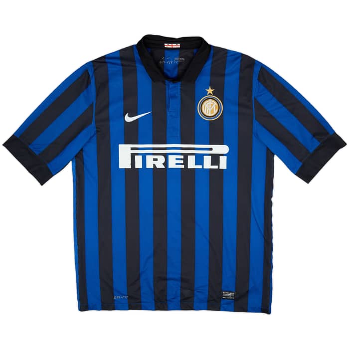2011-12 Inter Milan Home Shirt Milito #22 - 7/10 - (L)