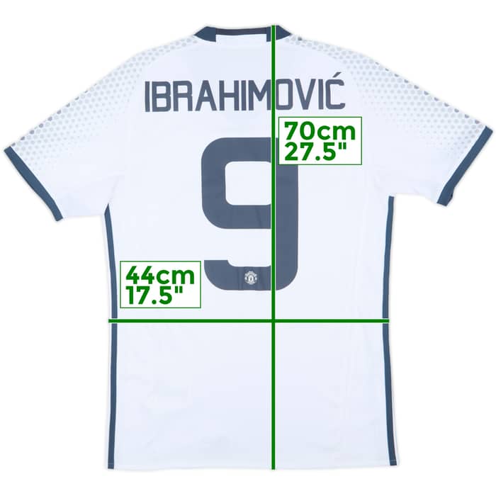 2016-17 Manchester United Third Shirt Ibrahimovic #9 - 9/10 - (S)
