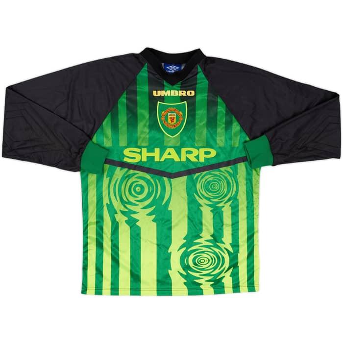 1997-98 Manchester United GK Shirt Schmeichel #1 - 8/10 - (M)