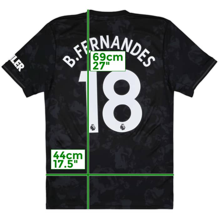 2019-20 Manchester United Third Shirt B.Fernandes #18 - 9/10 - (M)
