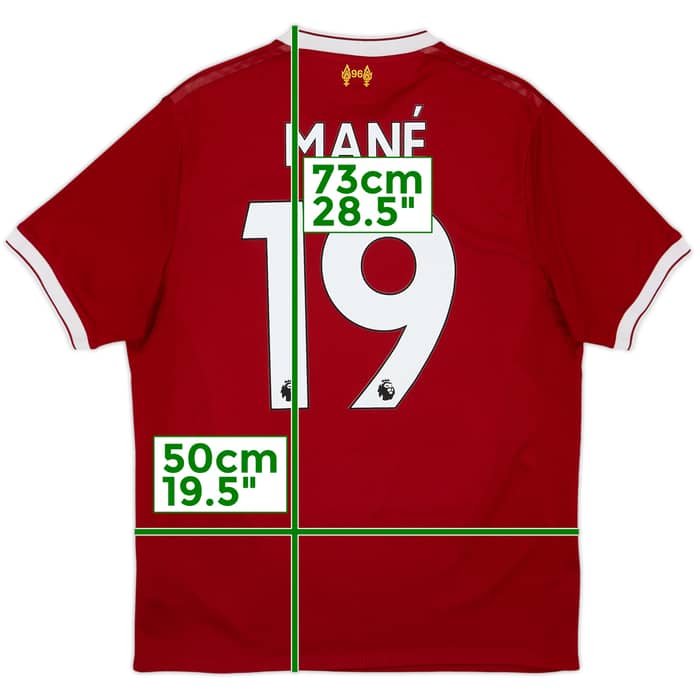 2017-18 Liverpool 125 Years Home Shirt Mane #19 - 7/10 - (M)