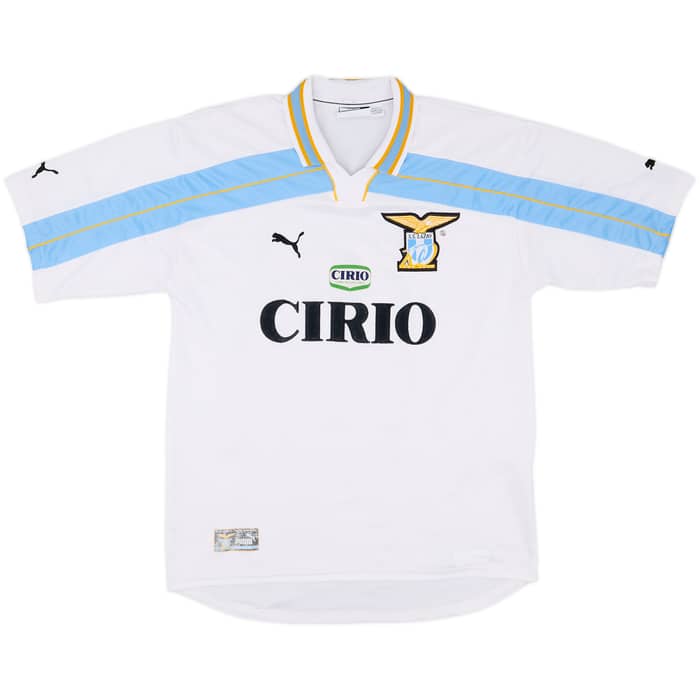 1999-00 Lazio Centenary Home Shirt Nedved #18 - 8/10 - (L)