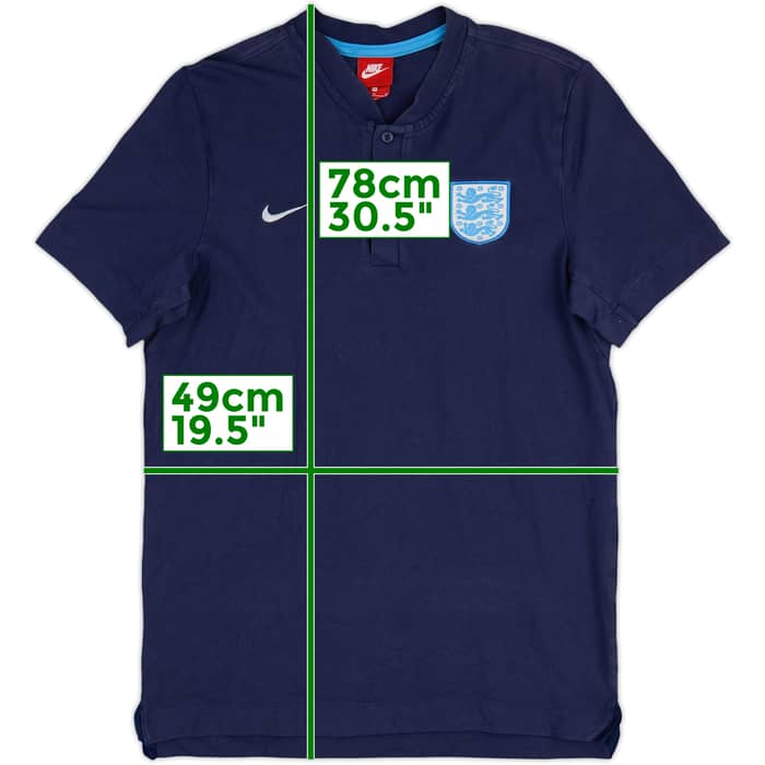 2017-18 England Nike Polo Shirt - 7/10 - (M)