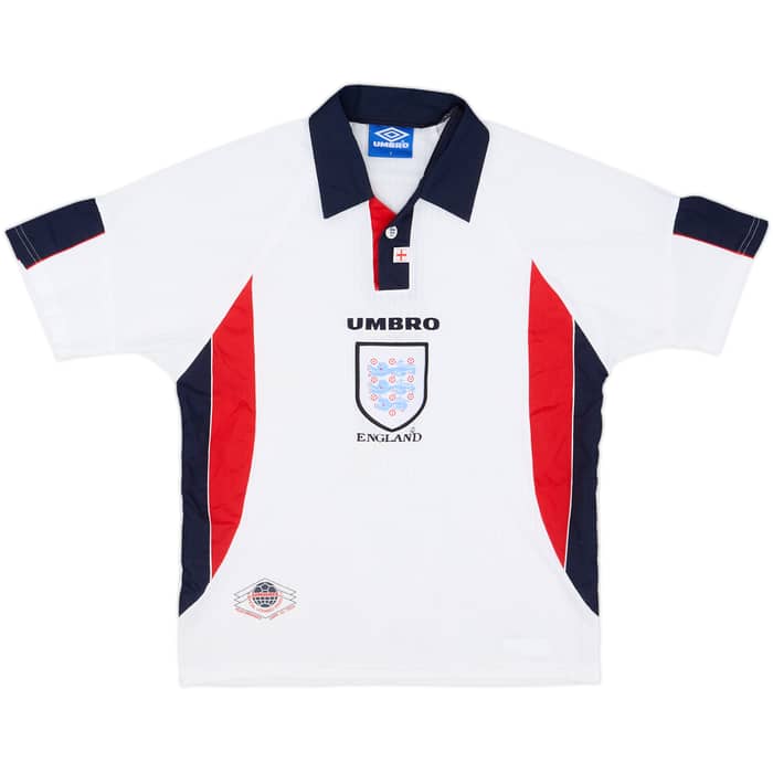 1997-99 England Home Shirt - 7/10 - (Y)