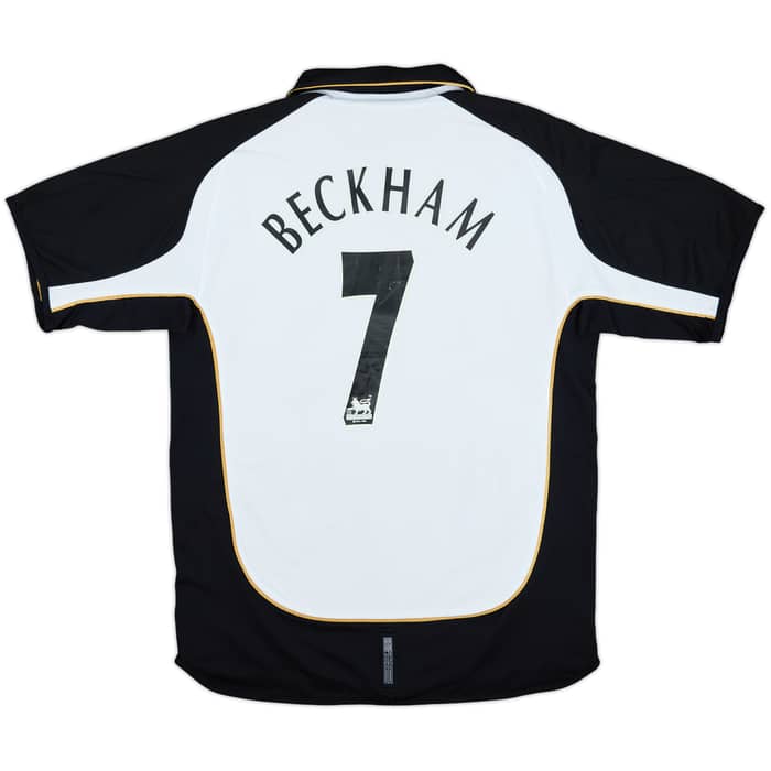 2001-02 Manchester United Centenary Away/Third Shirt Beckham #7 - 6/10 - (L)