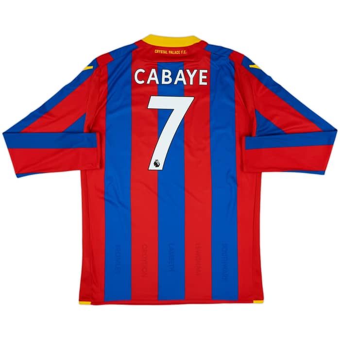 2017-18 Crystal Palace Home L/S Shirt Cabaye #7 - 7/10 - (XXL)