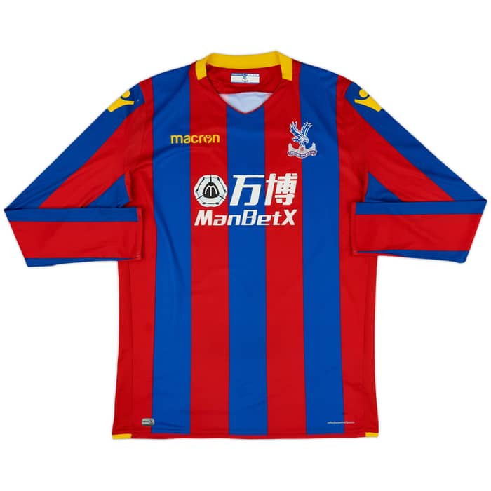2017-18 Crystal Palace Home L/S Shirt Cabaye #7 - 7/10 - (XXL)