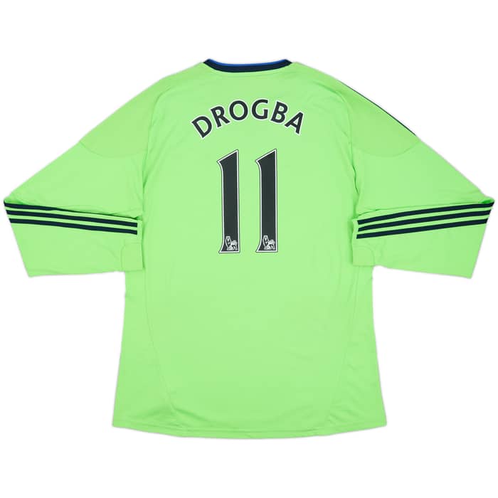 2010-11 Chelsea Third L/S Shirt Drogba #11 - 7/10 - (XL)