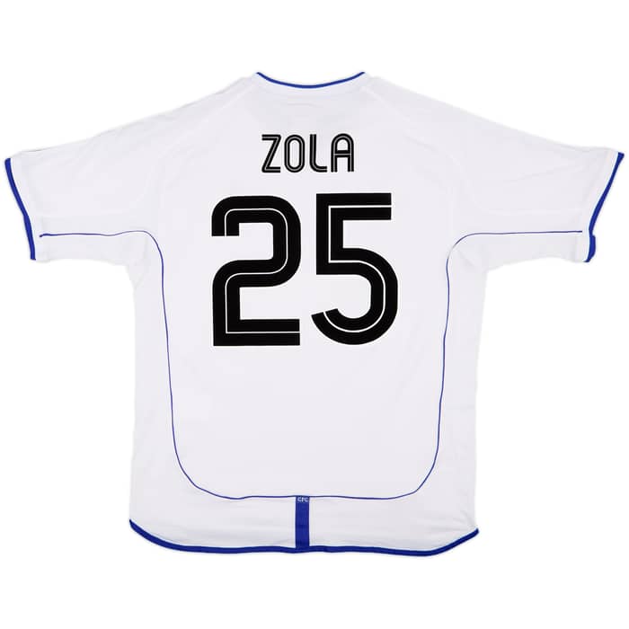 2001-03 Chelsea Away Shirt Zola #25 - 8/10 - (L)